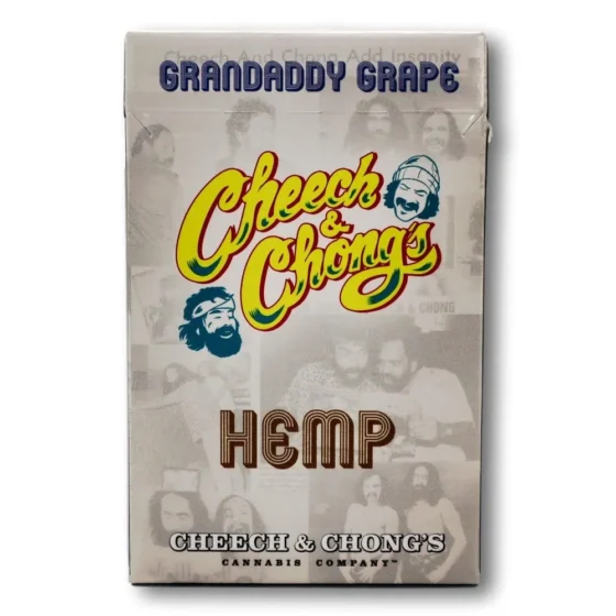 Granddaddy Grape CBD Cigarettes by Cheech and Chong - Back