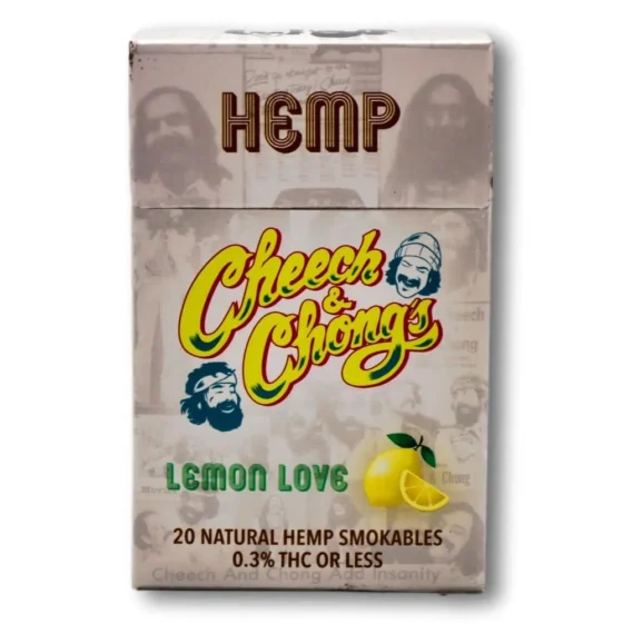 Lemon Love CBD Cigarettes by Cheech and Chong - Front
