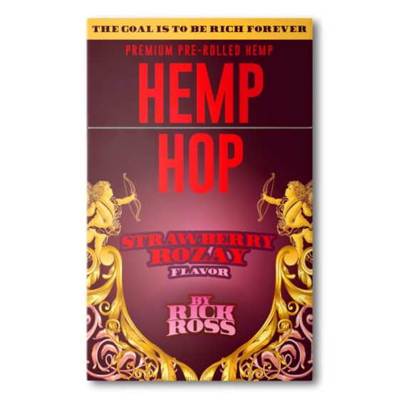 Strawberry Rozay CBD Cigarettes by Hemp Hop by Rick Ross