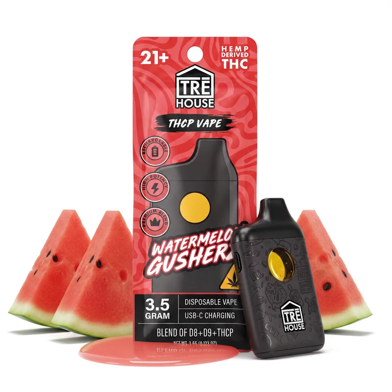 tre house disposable vape TRĒ THCP 2G Various Strains other-coils Select Flavor ::Kiwi Splash Blue Dream | Melted