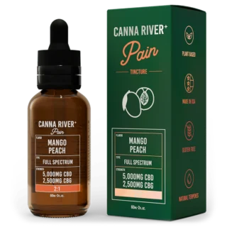 CBD Oil - Full Spectrum Wellness Tincture + CBG - 60ml - By Canna River
