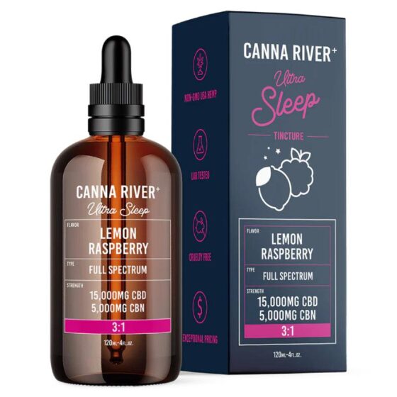 CBD Oil - Full Spectrum Ultra Sleep Tincture + CBN - 120ml - By Canna River