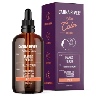 CBD Oil - Full Spectrum Ultra Calm Tincture + CBG + CBN - 120ml - By Canna River