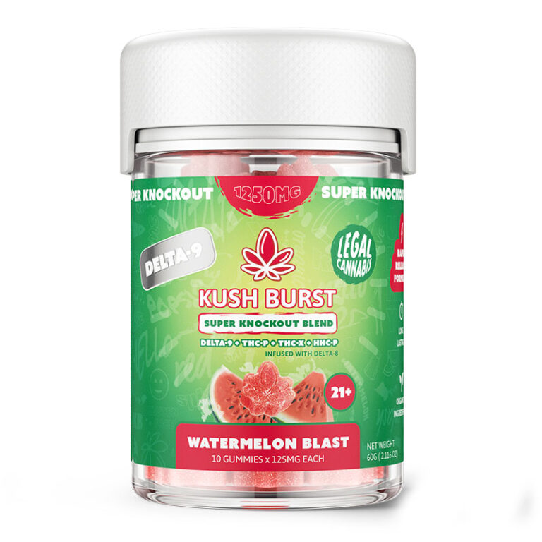 Knockout Blend THC Gummies - Watermelon Blast - Kush Burst - CBD.co