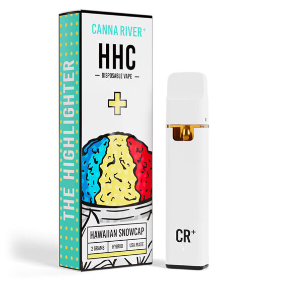 HHC Vape - HHC Highlighter - Hawaiian Snowcap (Hybrid) - 2g - By Canna River