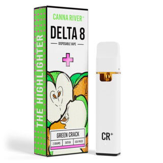 THC Vape - Delta 8 Highlighter - Green Crack (Sativa) - 2g