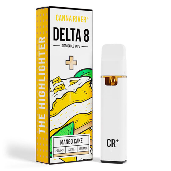 THC Vape - Delta 8 Highlighter - Mango Cake (Sativa) - 2g