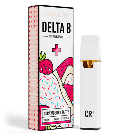 THC Vape - Delta 8 Highlighter - Strawberry Tartz (Sativa) - 2g