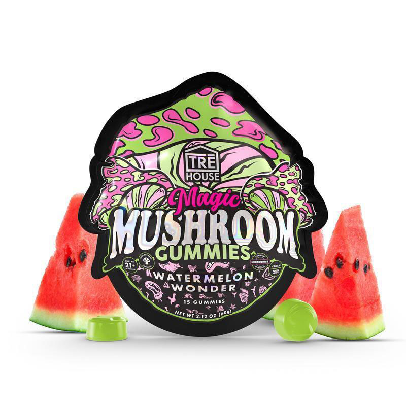 Magic Mushroom Gummies - Watermelon Wonder - TRĒ House