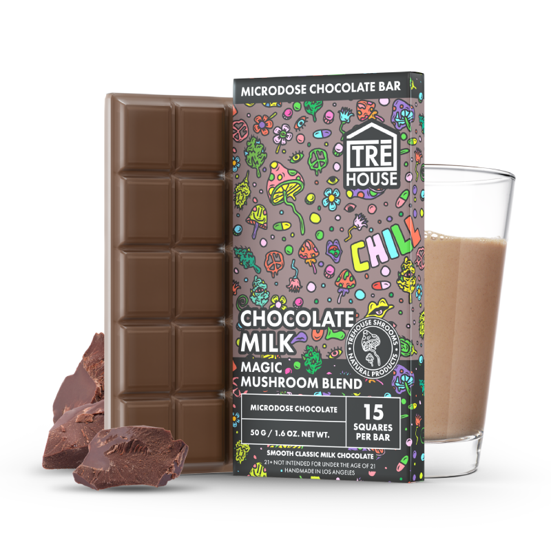 Chocolate Bar - Magic Mushrooms - Chocolate Milk