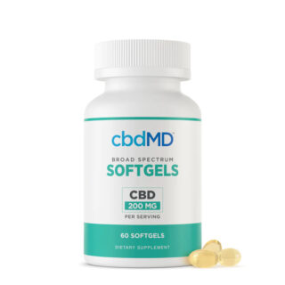 CBD Softgels - CBD Oil Softgel Capsules - 100mg - By cbdMD