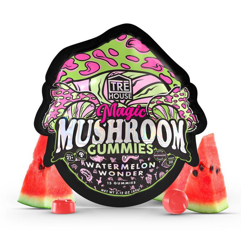 Magic Mushroom Gummies Watermelon Wonder - TRĒ House - Fruit