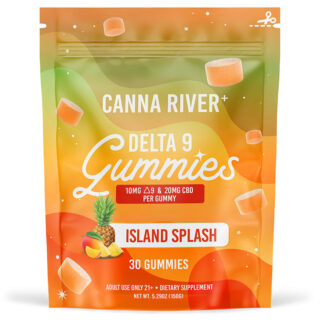 Delta 9:CBD Gummies - Island Splash - 10mg - By Canna River