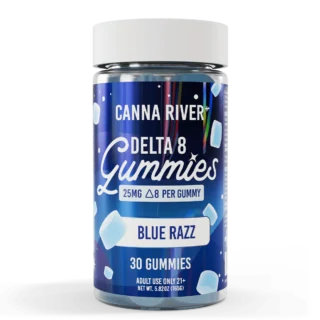 Delta 8 THC Gummies - Blue Razz -  Canna River