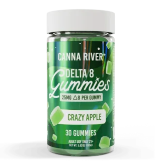 Delta 8 THC Gummies - Crazy Apple - Canna River