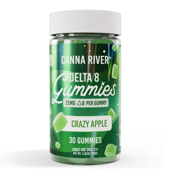 Delta 8 THC Gummies - Crazy Apple - Canna River