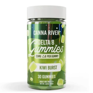 Delta 8 THC Gummies - Kiwi Burst - Canna River