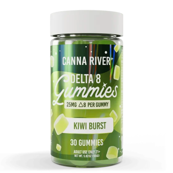 Delta 8 THC Gummies - Kiwi Burst - Canna River