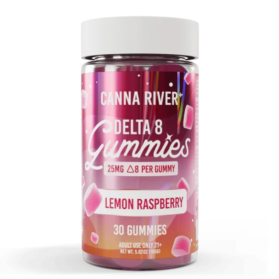 Delta 8 THC Gummies - Lemon Raspberry -  Canna River