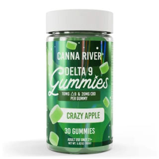 Delta 9 THC Gummies with CBD - Crazy Apple - Canna River