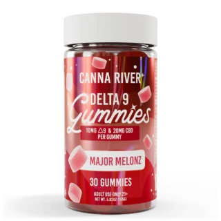 Delta 9 THC Gummies with CBD - Major Melonz - Canna River