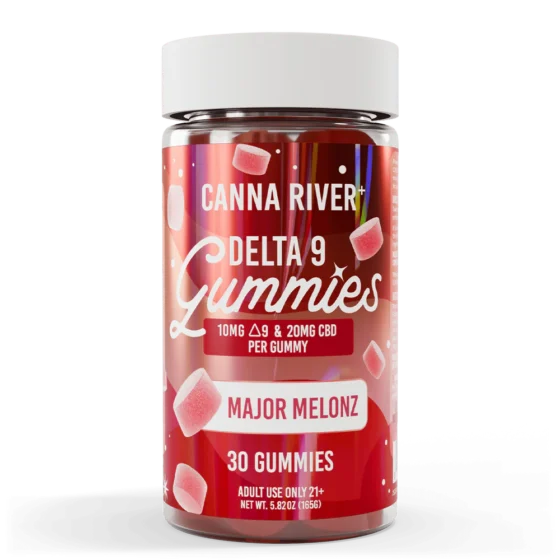 Delta 9 THC Gummies with CBD - Major Melonz - Canna River