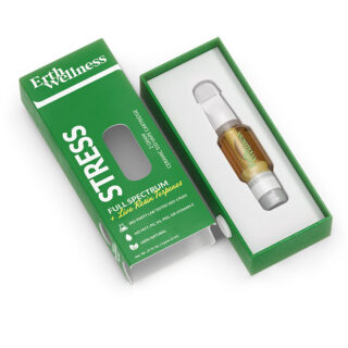 Full Spectrum Live Resin Disposable Cartridge - Stress Blend - 2g - By Erth Wellness