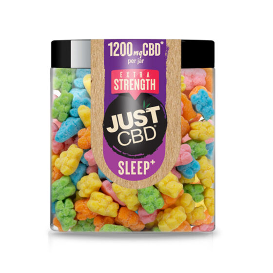 CBD Edible - Extra Strength Sour Sleep Gummies with Melatonin - 300mg-1200mg - By JustCBD