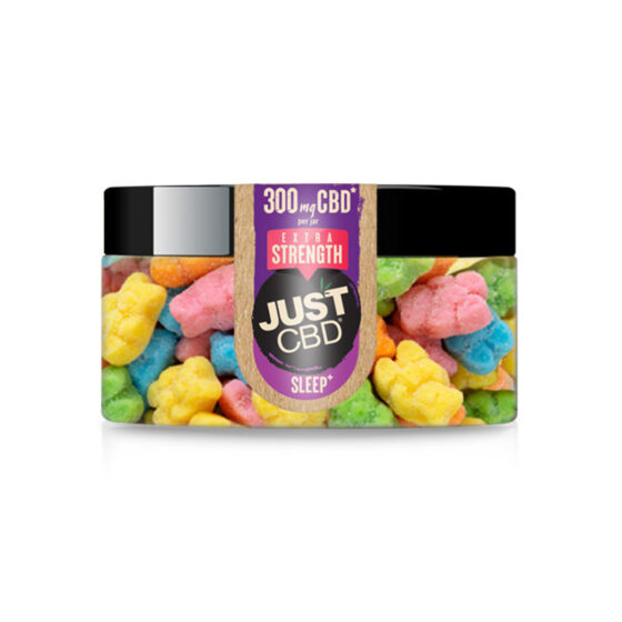 Extra Strength Sour Sleep Gummies with Melatonin - 300mg - By JustCBD