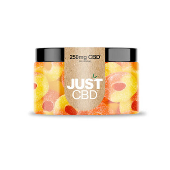 Peach Rings Gummies - 250mg - By JustCBD