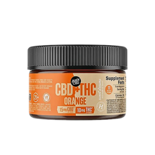 JustCBD CBD + THC Orange Drops Gummies 250mg | 1000mg