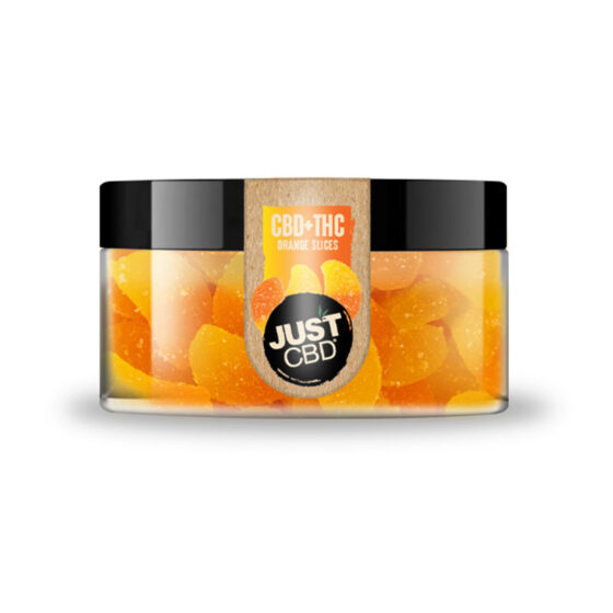 Delta 8:CBD Orange Slices Gummies - 250mg - By JustCBD