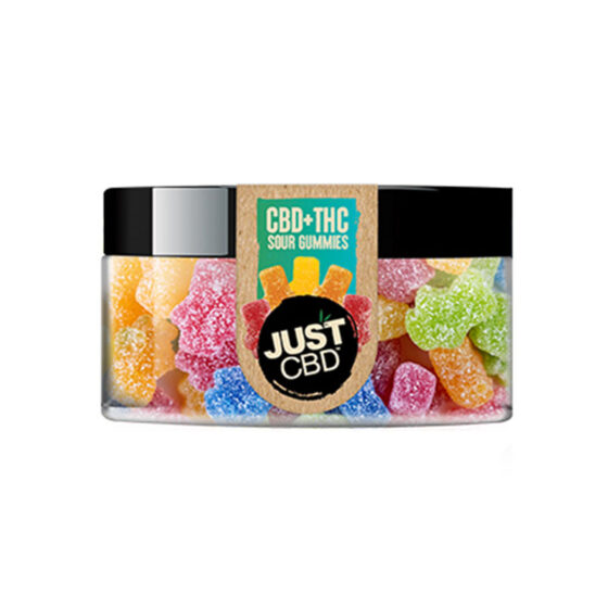 Delta 8:CBD Sour Blockhead Gummies - 250mg - By JustCBD