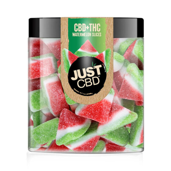 Delta 8:CBD Watermelon Slices Gummies - 1000mg - By JustCBD