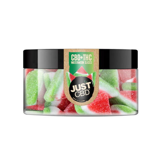 Delta 8:CBD Watermelon Slices Gummies - 250mg - By JustCBD