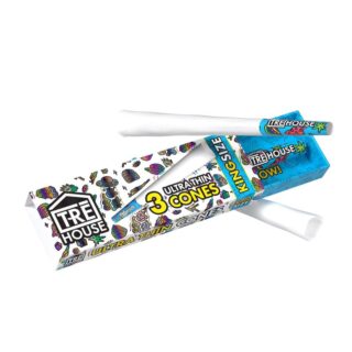 TRE House - Pre Roll Cones - King Size Slim - Ultra Thin - 3 Count - Single OPEN
