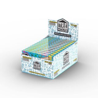 TRE House - Pre Roll Cones - King Size Slim - Unbleached - 3 Count - 24 Pack