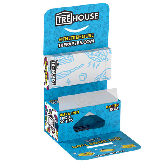 TRE Roll Ups - 8m Roll w/Filter Tips - Ultra Thin - By TRE House