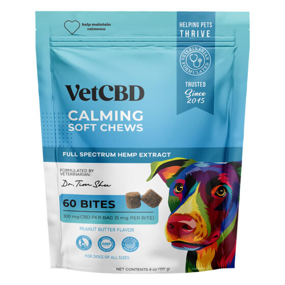 CBD Pet Edible - Calming Soft Chew For Dogs - 5mg - By Vet CBD