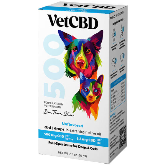 Full Spectrum Oil for Dogs and Cats - 500mg - By Vet CBD