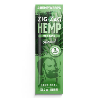 Zig-Zag - Hemp Wraps - Natural Hemp Wraps - 2 Count