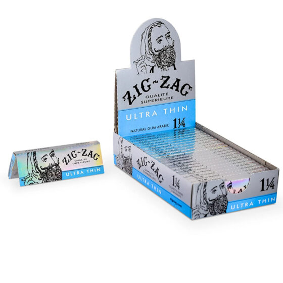 Zig-Zag - Papers - Ultra Thin Rolling Papers 1 1_4 - 32 Count - 24 Pack Carton