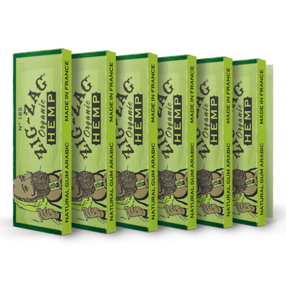 Zig-Zag - Rolling Papers - 1 1_4 Size Organic Hemp Papers - 50 Count - 6 Pack