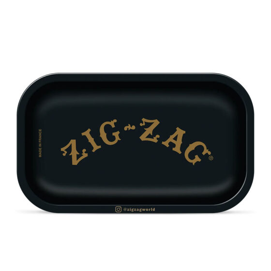 Zig-Zag - Rolling Tray - Small Black Rolling Tray