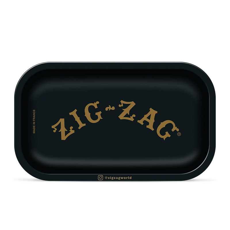 Zig-Zag Hemp Green Small Rolling Tray, 1 Count