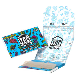 Premium Rolling Papers Kit - 1 1/4 Size - Unbleached - TRĒ House