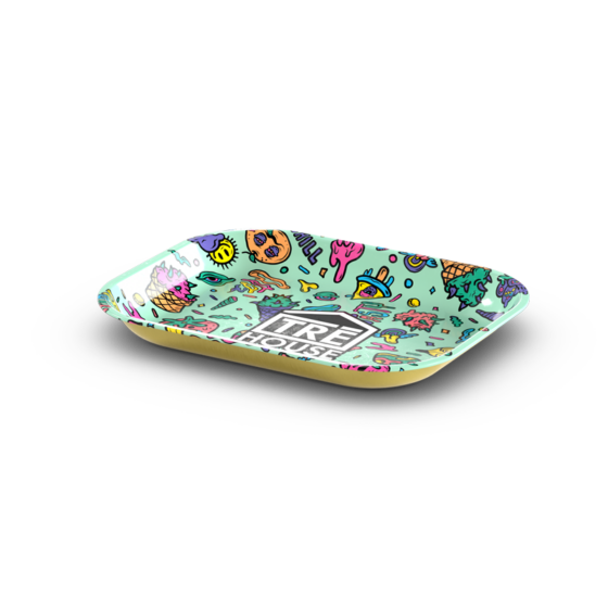 Small Metal Rolling Tray - TRĒ House