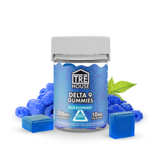 Blue Raspberry Delta 9 THC Gummies – TRĒ House