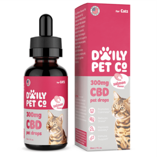 CBD Pet Tincture - Salmon Flavored for Cats - Daily Pet Co