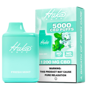 Huka Puff - CBD Isolate Vape Pens - 5000 Puffs - Fresh Mint